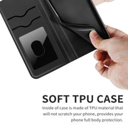 For Xiaomi Poco X5 Pro Life Tree Embossing Pattern Leather Phone Case(Black)
