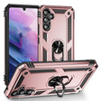 For Samsung Galaxy A34 Shockproof TPU + PC Phone Case with Holder(Rose Gold) - free shipping - PMC TechLife - Order now!