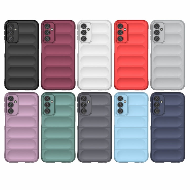 For Samsung Galaxy A24 5G / A24 4G Magic Shield TPU + Flannel Phone Case(Red)