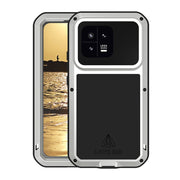 For Xiaomi 13 LOVE MEI Metal Shockproof Life Water-resistant Dustproof Phone Case(Silver)