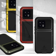 For Xiaomi 13 LOVE MEI Metal Shockproof Life Water-resistant Dustproof Phone Case(Silver)
