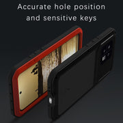 For Xiaomi 13 LOVE MEI Metal Shockproof Life Water-resistant Dustproof Phone Case(Silver)
