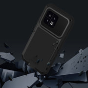 For Xiaomi 13 LOVE MEI Metal Shockproof Life Water-resistant Dustproof Phone Case(Silver)