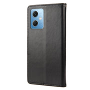 For Xiaomi Redmi Note 12 5G Global / Poco X5 5G Butterfly Flower Pattern Leather Phone Case(Black)