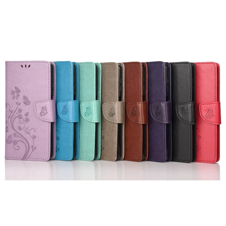 For Xiaomi Redmi Note 12 Pro+ 5G Global Butterfly Flower Pattern Leather Phone Case(Red)