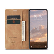 For Xiaomi Redmi Note 12 Pro 5G / Poco X5 Pro CaseMe 013 Multifunctional Horizontal Flip Leather Phone Case(Brown)