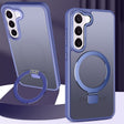 For Samsung Galaxy S23 5G Skin Feel MagSafe Magnetic Holder Phone Case(Sierra Blue) - Galaxy S23 5G Cases by PMC TechLife | Online Shopping South Africa | PMC TechLife