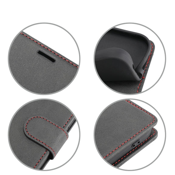 For Xiaomi Poco X5 Classic Wallet Flip Leather Phone Case(Black)