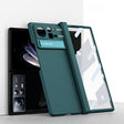 For Xiaomi Mix Fold 2 Macaron Hinge All-inclusive Folding Phone Case with Stand(Dark Green) - Xiaomi Cases by PMC TechLife | Online Shopping South Africa | PMC TechLife