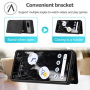 For Google Pixel 7 5G Dream Magnetic Back Cover Card Wallet Phone Case(Black)