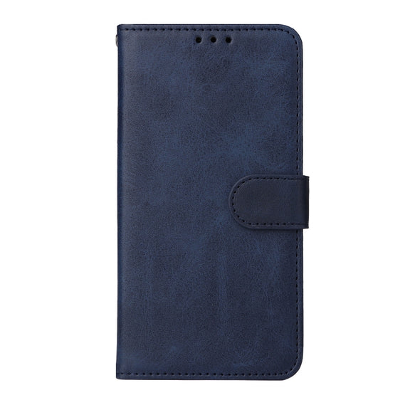 For Samsung Galaxy A24 4G Classic Calf Texture Flip Leather Phone Case(Blue)