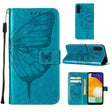 For Samsung Galaxy A34 5G Embossed Butterfly Leather Phone Case(Blue) - free shipping - PMC TechLife - Order now!