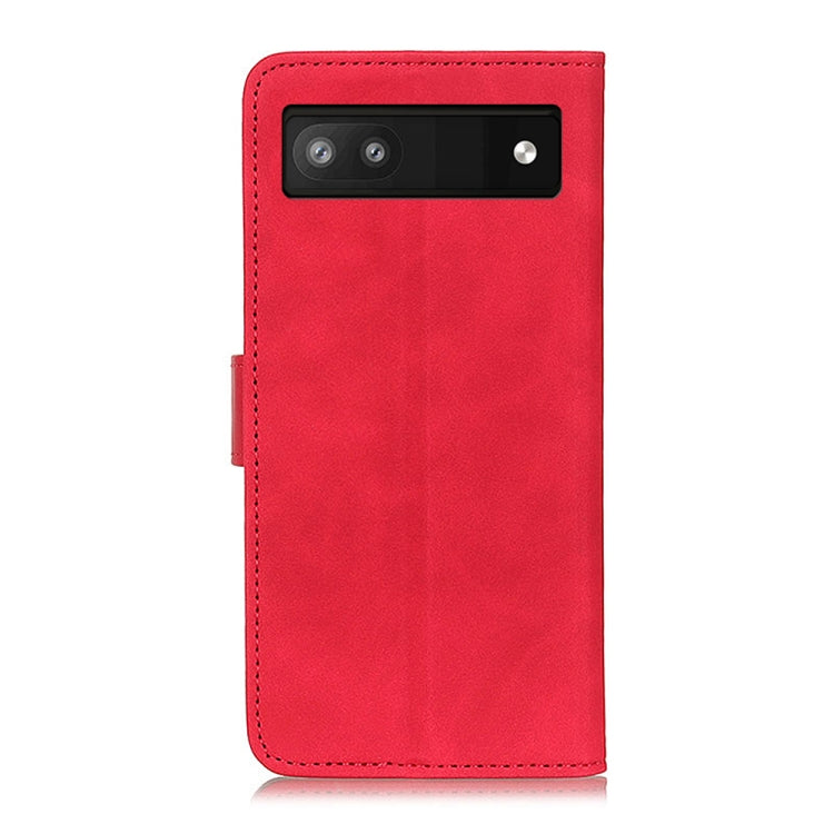 For Google Pixel 7a KHAZNEH Retro Texture Flip Leather Phone Case(Red)