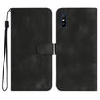 For Xiaomi Redmi 9A/9AT/9i Heart Pattern Skin Feel Leather Phone Case(Black) - free shipping - PMC TechLife - Order now!