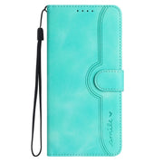 For Xiaomi 13 Heart Pattern Skin Feel Leather Phone Case(Light Blue)