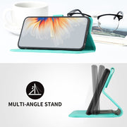 For Xiaomi 13 Heart Pattern Skin Feel Leather Phone Case(Light Blue)