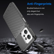 For Xiaomi Redmi Note 12 4G Global Thunderbolt Shockproof TPU Protective Soft Phone Case(Black)