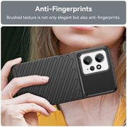 For Xiaomi Redmi Note 12 4G Global Thunderbolt Shockproof TPU Protective Soft Phone Case(Black)