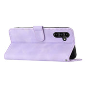 For Samsung Galaxy A14 5G Heart Pattern Skin Feel Leather Phone Case(Purple)