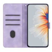 For Samsung Galaxy A14 5G Heart Pattern Skin Feel Leather Phone Case(Purple)