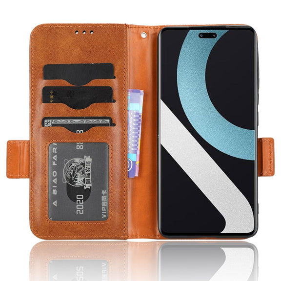 For Xiaomi 13 Lite / Civi 2 / 12 Lite NE Symmetrical Triangle Leather Phone Case(Brown)