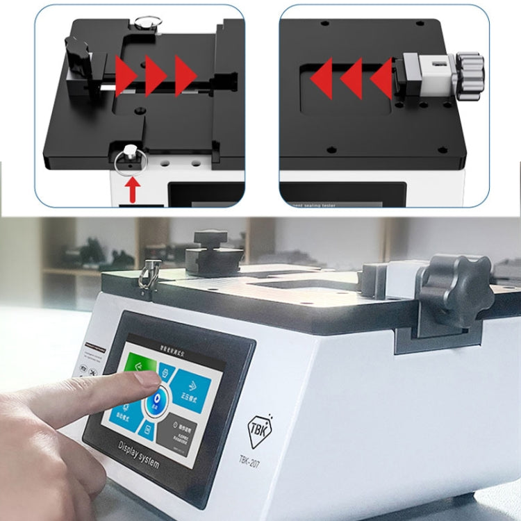 TBK-207 Portable Intelligent Air Tightness Detector Built-in Vacuum Pump(AU Plug)
