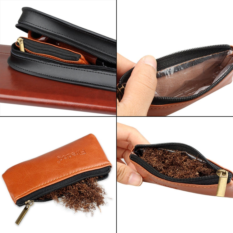 FIREDOG CL-45 Portable Moisture Pipe Tobacco Bag(Black)