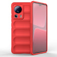 For Xiaomi 13 Lite Magic Shield TPU + Flannel Phone Case(Red) - free shipping - PMC TechLife - Order now!