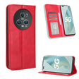 For Honor Magic5 Pro Magnetic Buckle Retro Texture Leather Phone Case(Red) - free shipping - PMC TechLife - Order now!