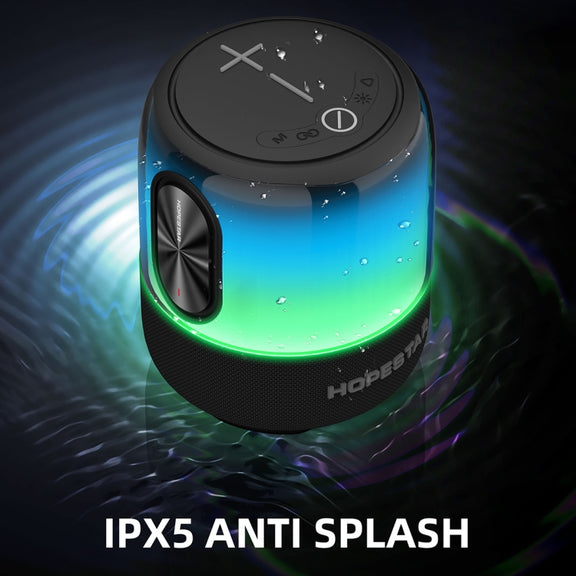 HOPESTAR SC-01 Water-resistant LED Light Wireless Bluetooth Speaker(Blue)