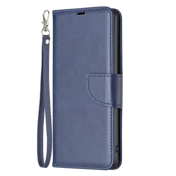 For Xiaomi Redmi Note 12 4G Global Lambskin Texture Leather Phone Case(Blue)