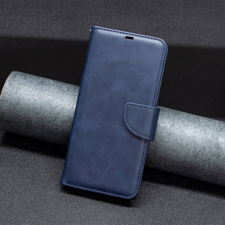For Xiaomi Redmi Note 12 4G Global Lambskin Texture Leather Phone Case(Blue)