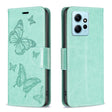 For Xiaomi Redmi Note 12 4G Global Two Butterflies Embossing Leather Phone Case(Green) - free shipping - PMC TechLife - Order now!
