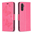 For Samsung Galaxy A24 4G Two Butterflies Embossing Leather Phone Case(Rose Red) - free shipping - PMC TechLife - Order now!