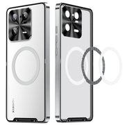 For Xiaomi 13 Pro MagSafe Magnetic Frosted Metal Phone Case(Silver)