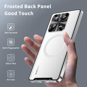 For Xiaomi 13 Pro MagSafe Magnetic Frosted Metal Phone Case(Silver)