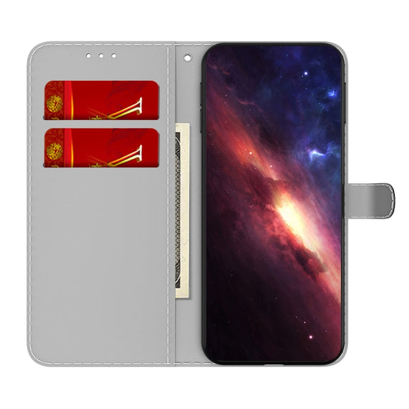 For Xiaomi Redmi 12C / 11A Watercolor Pattern Flip Leather Phone Case(Autumn Leaf)