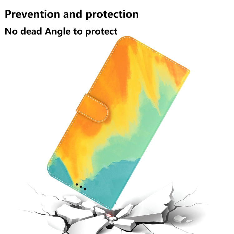 For Xiaomi Redmi 12C / 11A Watercolor Pattern Flip Leather Phone Case(Autumn Leaf)