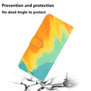 For Xiaomi Redmi 12C / 11A Watercolor Pattern Flip Leather Phone Case(Autumn Leaf)