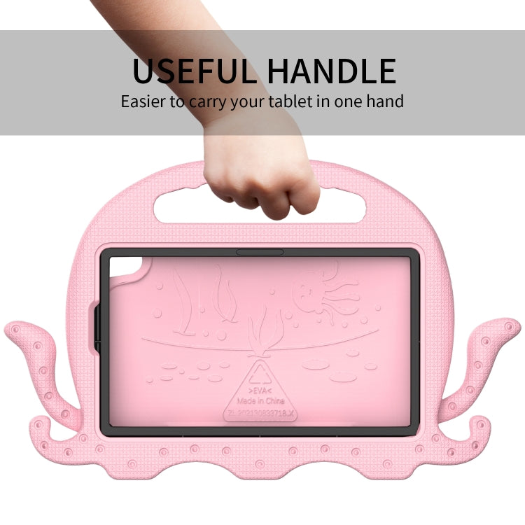 For Lenovo Tab M8 4th Gen Octopus Style EVA + PC Tablet Case with Strap(Pink)