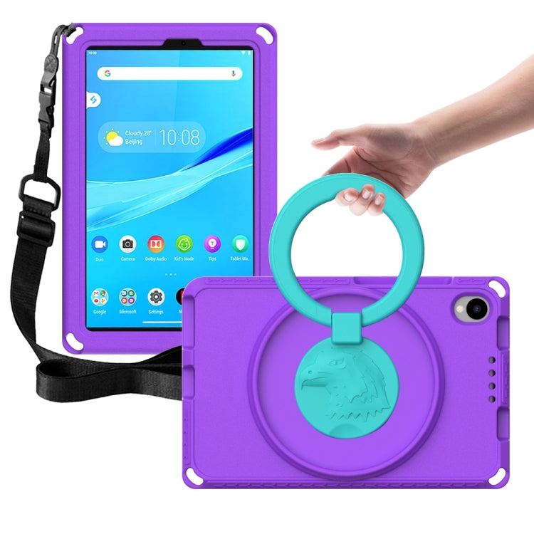 For Lenovo Tab M8 4th Gen EVA + PC Shockproof Tablet Case without Water-resistant Frame(Purple)