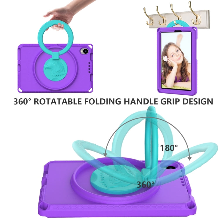 For Lenovo Tab M8 4th Gen EVA + PC Shockproof Tablet Case without Water-resistant Frame(Purple)