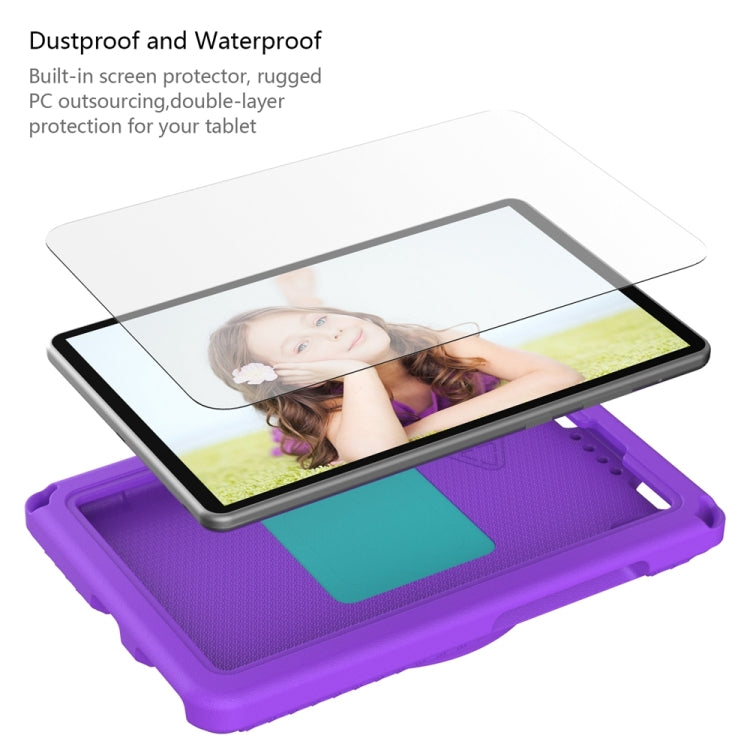 For Lenovo Tab M8 4th Gen EVA + PC Shockproof Tablet Case without Water-resistant Frame(Purple)