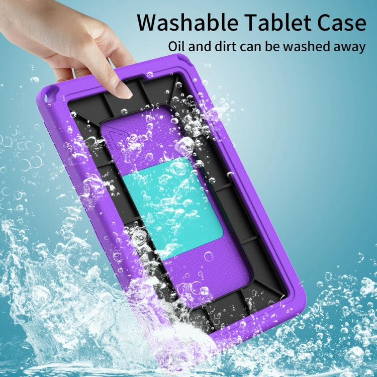 For Lenovo Tab M8 4th Gen EVA + PC Shockproof Tablet Case without Water-resistant Frame(Purple)