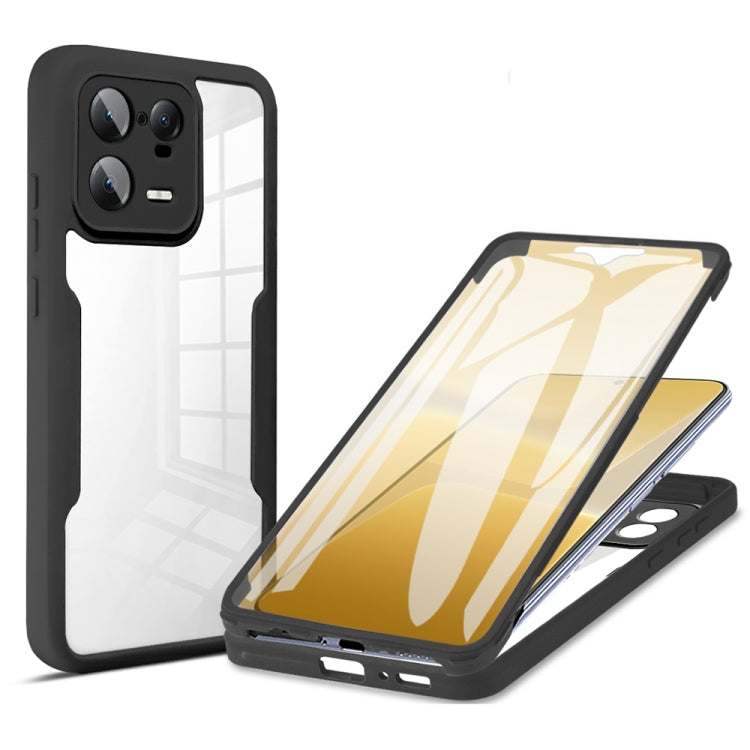 For Xiaomi 13 Pro Acrylic + TPU 360 Degrees Full Coverage Phone Case(Black)