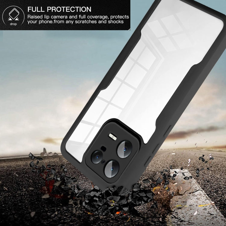 For Xiaomi 13 Pro Acrylic + TPU 360 Degrees Full Coverage Phone Case(Black)