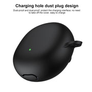 For OPPO Enco Air 3 Silicone Wireless Earphone Protective Case(Black)