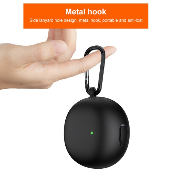 For OPPO Enco Air 3 Silicone Wireless Earphone Protective Case(Black)