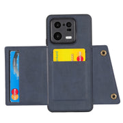For Xiaomi 13 Double Buckle Magnetic Phone Case(Blue)