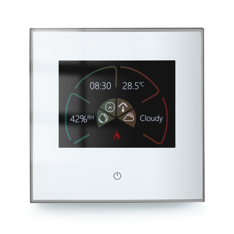 BHT-2002GCLM 220V Smart Home Heating Thermostat Boiler Heating WiFi Thermostat(White)
